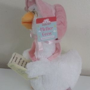 Cuddle Barn Mother Goose Read Along 7 Nursery Rhymes Animated Talking Plush NWT